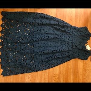 Astr teal lace dress